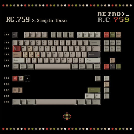 Keykobo Retro 759 Keycaps Set Group Buy