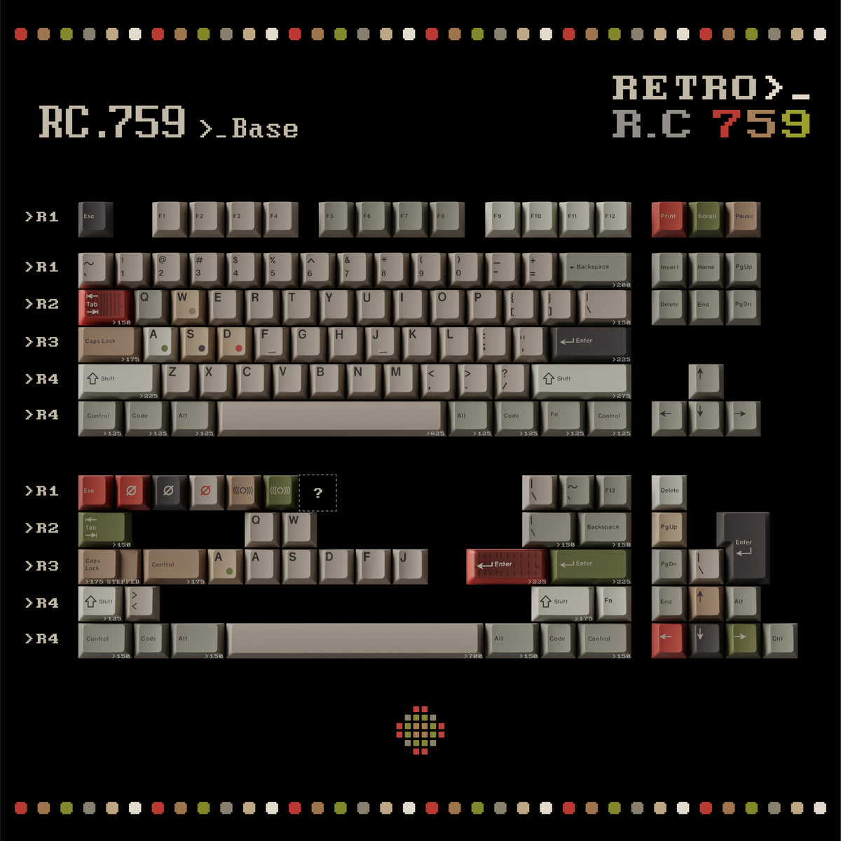 Keykobo Retro 759 Keycaps Set Group Buy – Kukey Studio