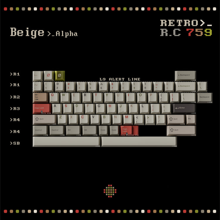 Keykobo Retro 759 Keycaps Set Group Buy