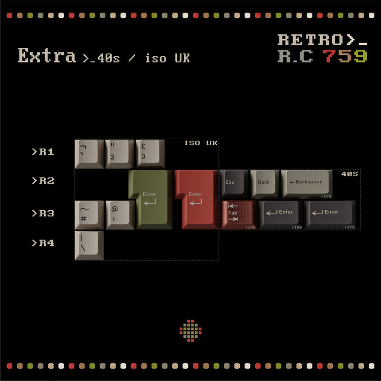 Keykobo Retro 759 Keycaps Set Group Buy