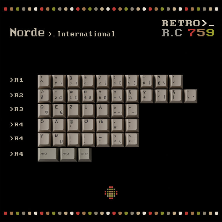 Keykobo Retro 759 Keycaps Set Group Buy