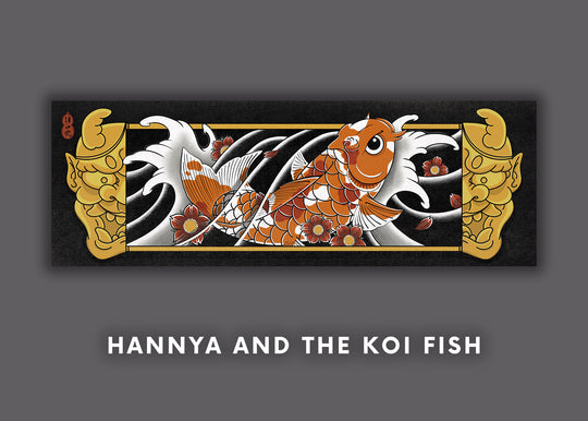 Arti.collectivo - Hannya and Koi Fish
