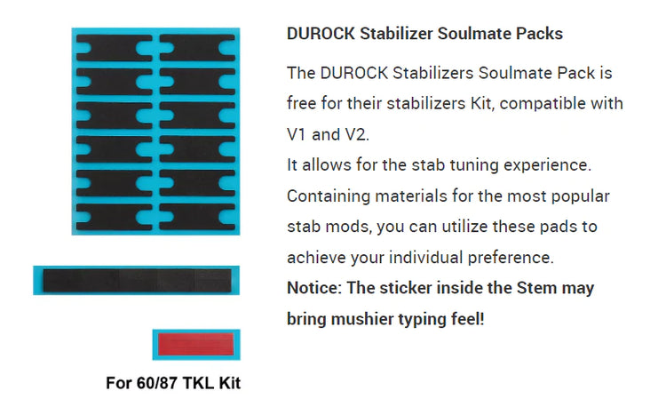 Durock V2 Stabilizer (Smokey)